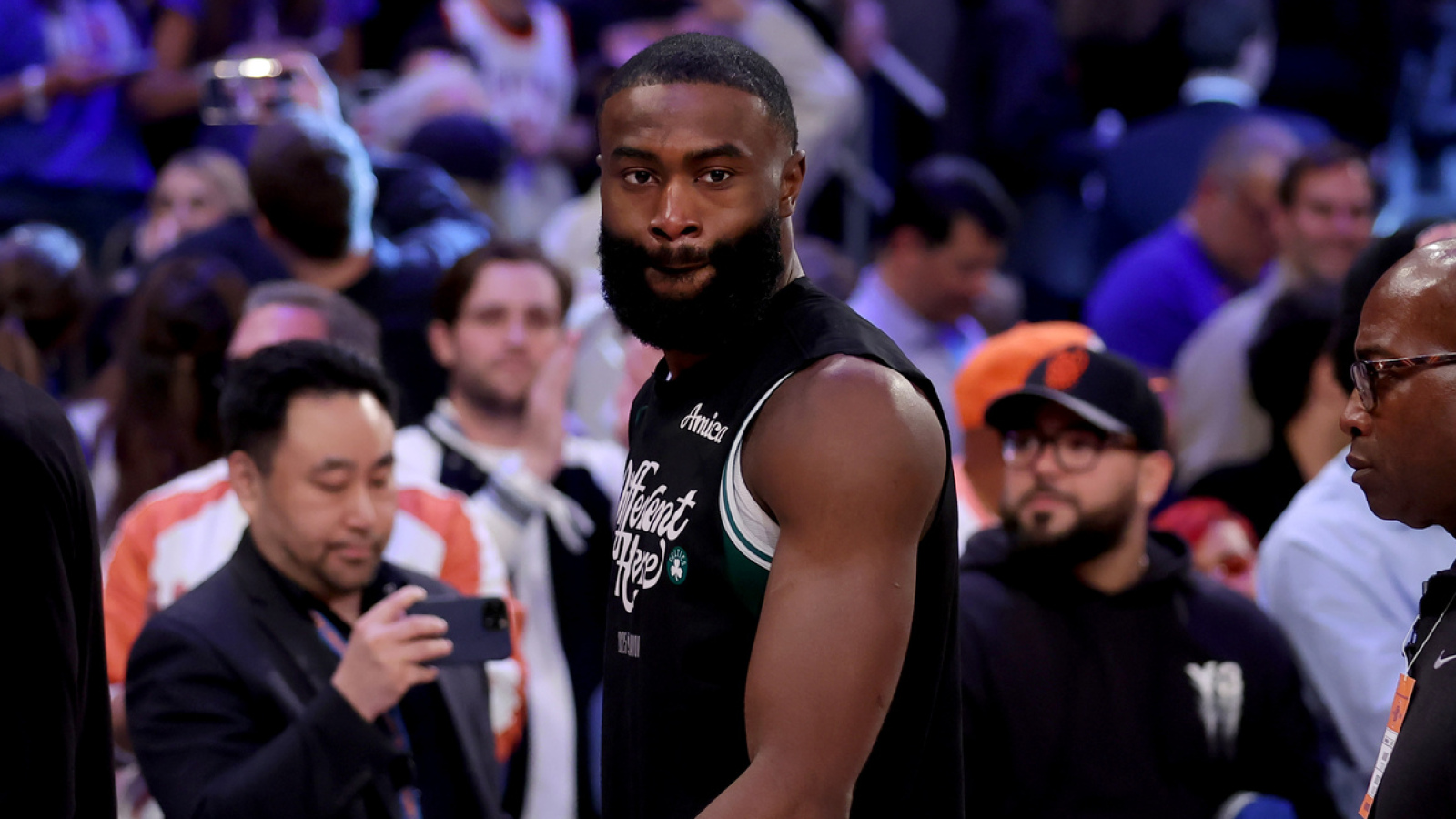 Boston Celtics player Jaylen Brown remains optimistic following a disappointing loss to the New York Knicks in their final game of the season. The Celtics were defeated by the Knicks in a lopsided match, but Brown is determined to keep his spirits up and focus on the future
