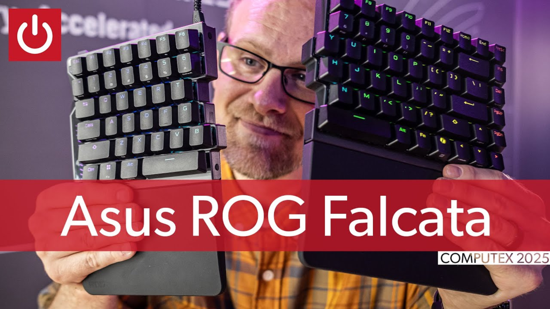 Introducing the Asus ROG Falcata, a gaming keyboard that combines the best of both worlds - functionality and comfort. With its ergonomic design and customizable keys, it caters to the needs of both gamers and professionals. Say goodbye to having to choose between a gaming keyboard or an ergonomic one, and hello to the perfect balance of performance and comfort. Experience the best of both worlds with the ROG Falcata
