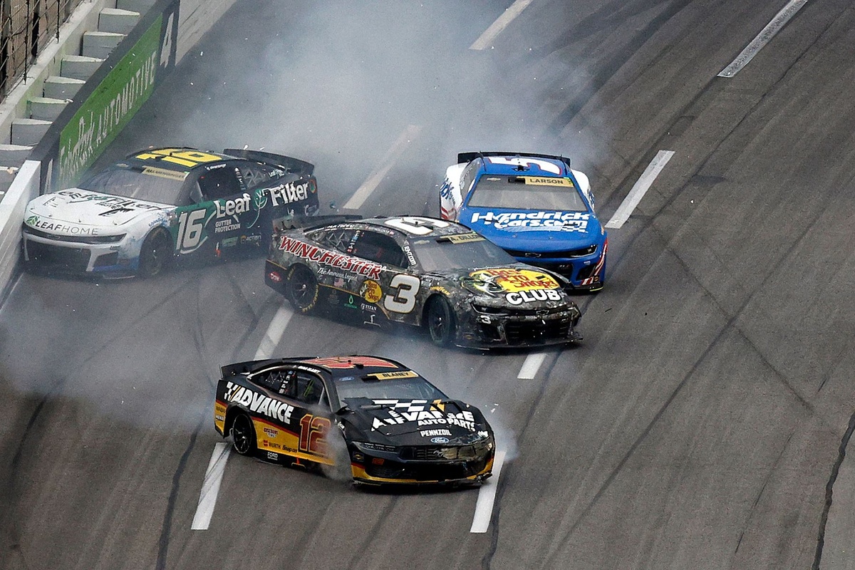 In the 2023 NASCAR Cup Series, Ryan Blaney has secured a spot in the playoffs as the champion, but his season has had its ups and downs. During Lap 58, the race became more intense, but without any external sources or personal commentary