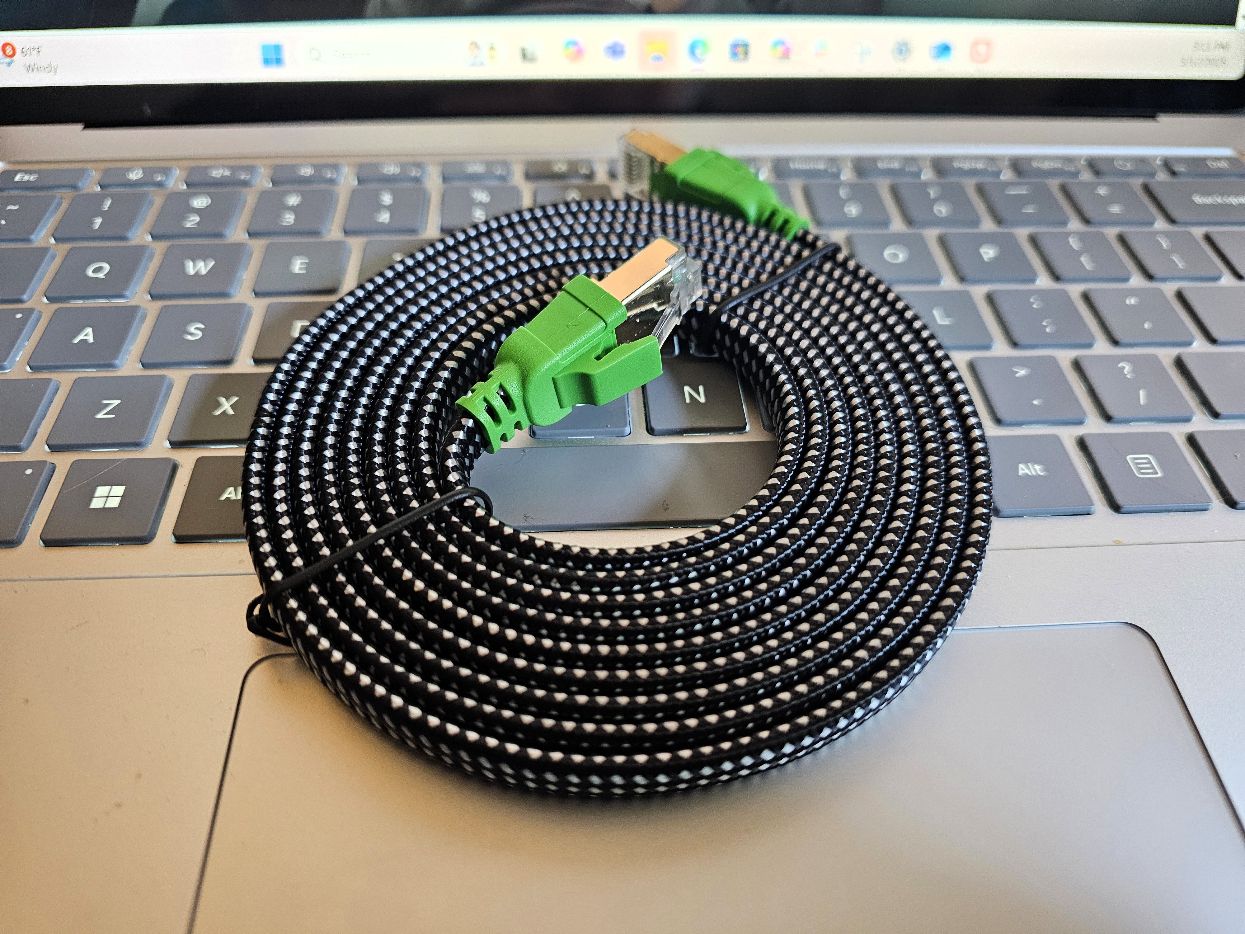 Last week, I made the decision to no longer purchase Ethernet cables. Like many people, I have accumulated a large collection of cables in a box or drawer. However, I have come to realize that I do not need to constantly buy new cables. They are durable and can be reused multiple times